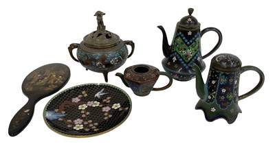 Lot 1036 - A 19th century Chinese cloisonne enamelled...