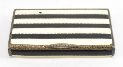 Lot 643 - A 925 hallmarked silver black and white...