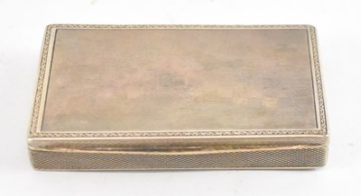 Lot 705 - An 800 grade silver cigarette case, 7.5 x 5cm,...