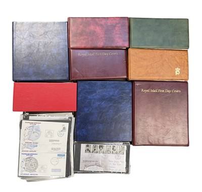 Lot 342 - Seven albums of GB first day covers from the...