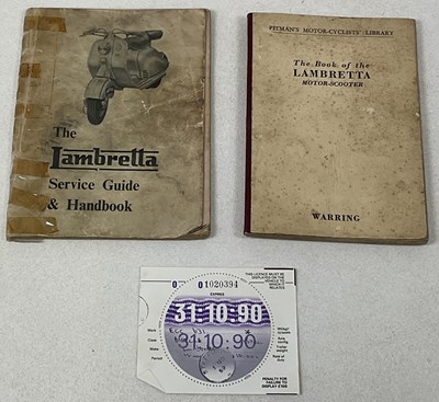 Lot 264 - The Lambretta Service Guide & Handbook for...