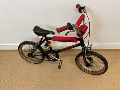 Lot 81 - RALEIGH; a vintage mini burner in black and...