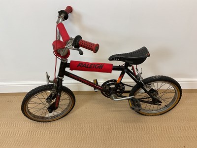 Lot 81 - RALEIGH; a vintage mini burner in black and...