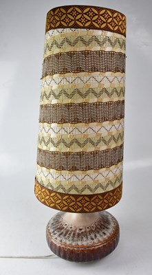 Lot 138 - A 1970s West German style ceramic table lamp...