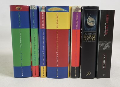 Lot 455 - J. K. ROWLING; a collection of six hardback...