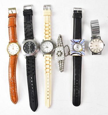 Lot 1357 - Six various watches comprising a Hamlin...