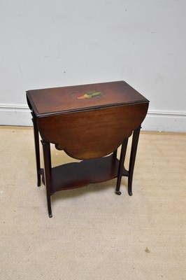 Lot 1129 - An Edwardian mahogany drop-leaf Sutherland...