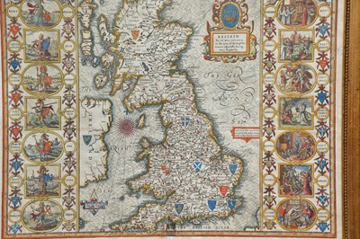 Lot 1661 - JOHN SPEEDE; 'Britain, as it was, devided into...