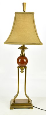 Lot 1542 - A decorative modern table lamp, height 94cm.
