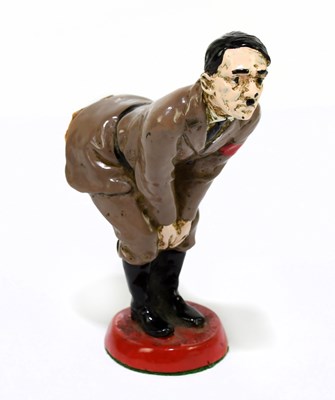 Lot 438 - A novelty pin cusion modelled as Adolf Hitler,...