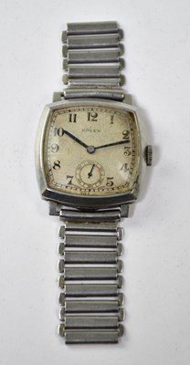 Lot 1332 - ROLEX; a circa 1930s gentlemen's vintage watch...