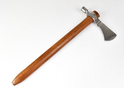 Lot 394 - RAVEN FORGE; a 'Peace Pipe Axe', length 46cm.