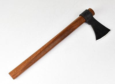 Lot 389 - RAVEN FORGE; a 'Hawk' throwing axe, length...