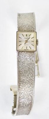 Lot 1341 - TISSOT; a ladies' Stylist 1970s 9ct white gold...