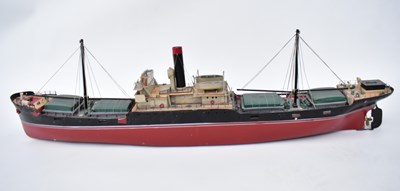 Lot 248 - A steam merchant carrier, with red and black...