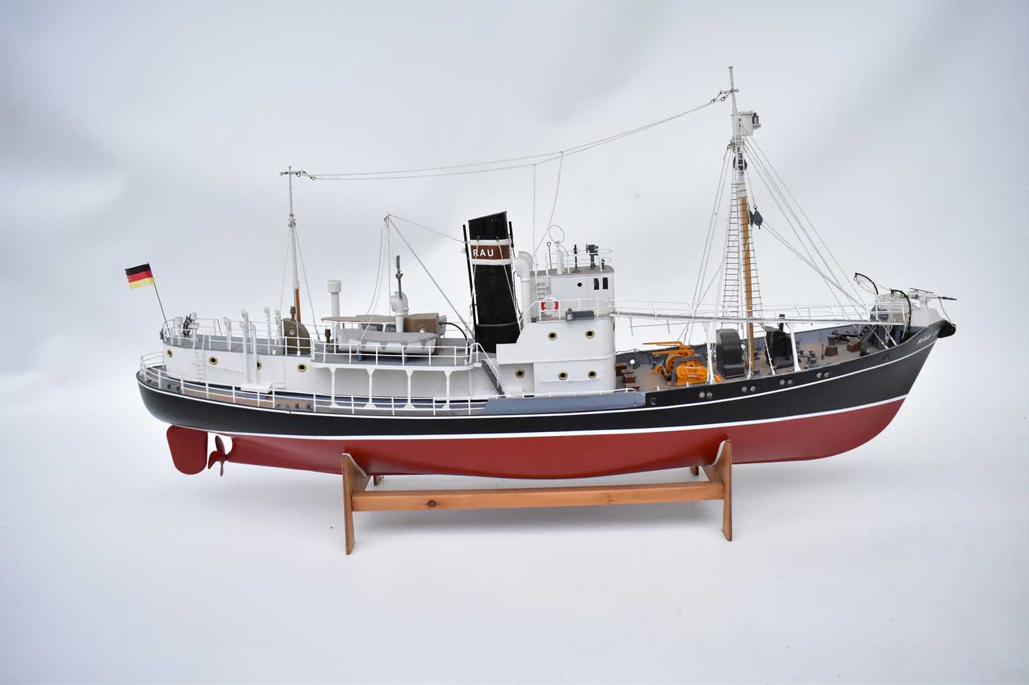 Rau Model Lot 247 - RAU IX; a large plastic model of a whaler