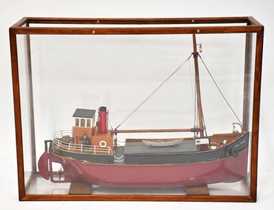 Lot 231 - VITAL SPARK; a wooden model of a fishing boat,...