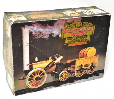 Lot 496 - HORNBYS; a Stephenson's Rocket 'Real Steam...