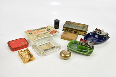 Lot 1398 - A collection of smoking related items...