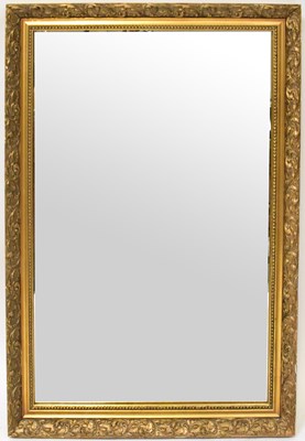 Lot 126 - A gilt framed rectangular wall mirror, 102 x...