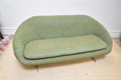 Lot 1217 - LURASHELL; a 1960s sofa with fibre glass frame...