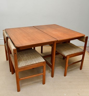 Lot 1214 - MCINTOSH; a mid century dining suite...