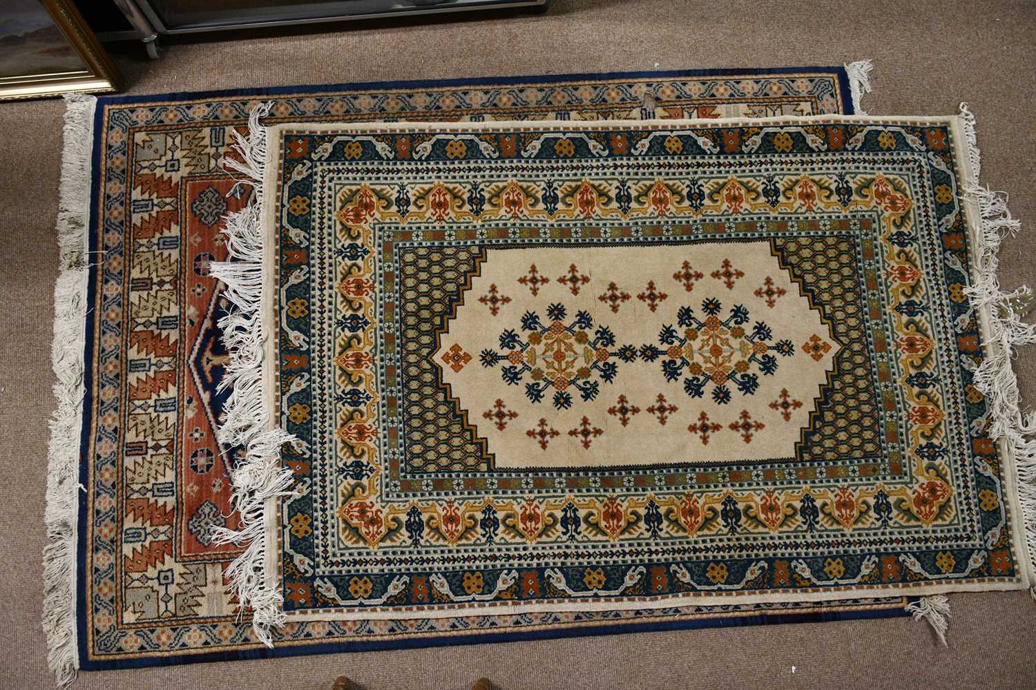 Eastern Rug Designs Lot 2287 - An Eastern style rug decorated with