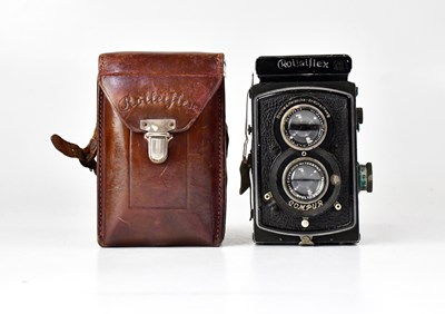 Lot 189 - ROLLEIFLEX; a Standard 3.5 TLR medium format...