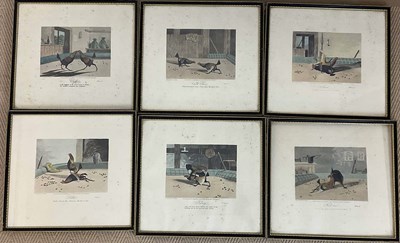 Lot 517 - AFTER N FIELDING; a set of six mid 19th...