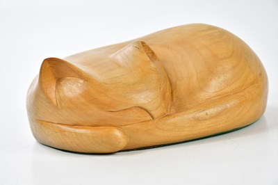 Lot 360 - TOM LAL (1927-2016); a carved wooden model of...