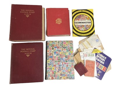 Lot 501 - A pair of Imperial stamp albums with a few...