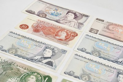 Lot 2666 - A collection of old English banknotes to...