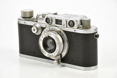 Lot 1170 - LEICA; a Leica IIIb rangefinder camera, serial...