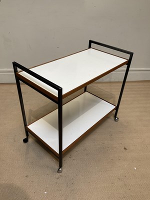 Lot 1226 - ATTRIBUTED TO CARL AUBOCK; a retro metal...