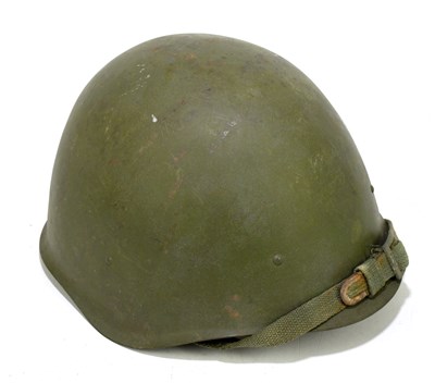 Lot 508 - A Russian 1940 pattern army helmet, with low...