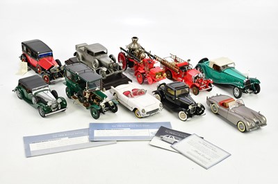 Lot 1615 - THE FRANKLIN MINT; a collection of diecast...