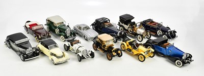 Lot 1617 - THE FRANKLIN MINT; a collection of diecast...