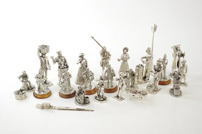 Lot 1501 - ENGLISH MINIATURES FINE ART SCULPTURE; a...