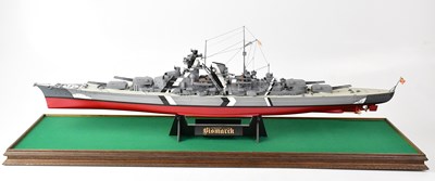 Lot 242 - Two cased kit built model boats comprising...