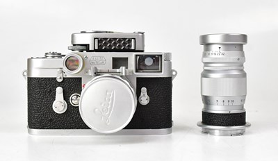 Lot 209 - LEICA; a Leitz Wetzler model M3 camera, serial...