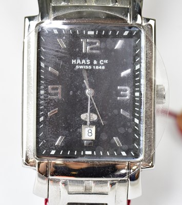 Lot 1315 - HAAS & CIE; a quartz gentlemen's wristwatch,...