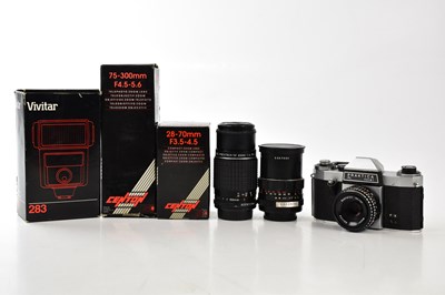 Lot 1656 - A small collection of camera related items...