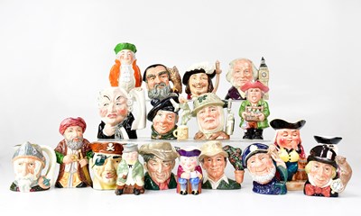 Lot 255 - Nineteen various character and Toby jugs to...