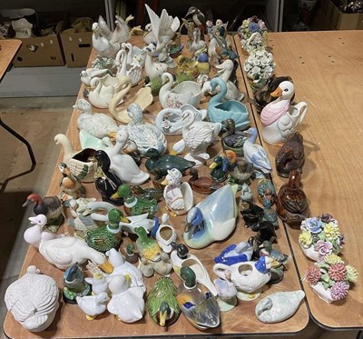 Lot 209 - A large quantity of ceramic ducks and other...