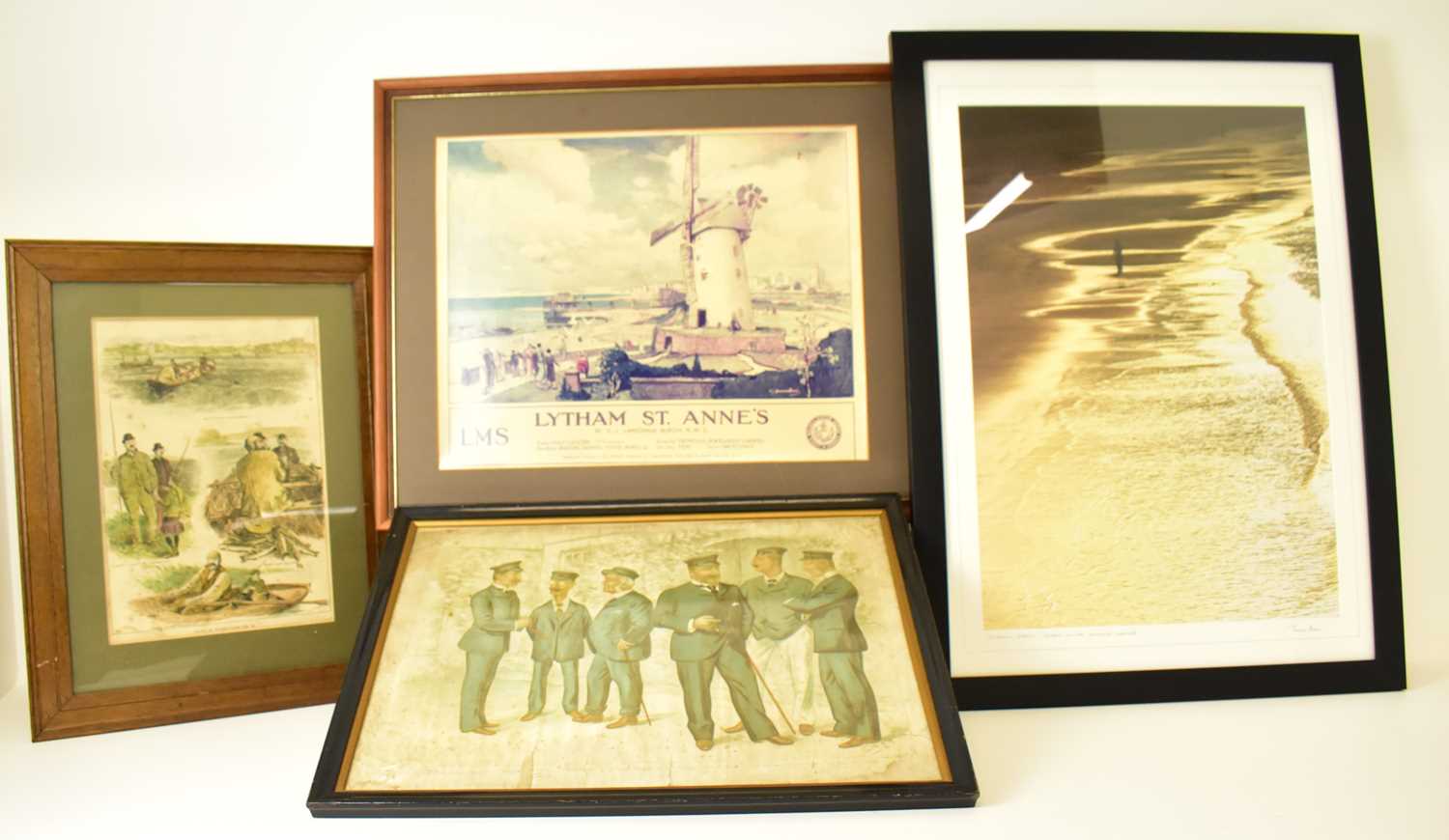 Lot 209 - Four maritime related prints comprising...