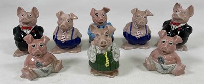 Lot 36 - WADE; eight Nat West piggy banks, comprising...