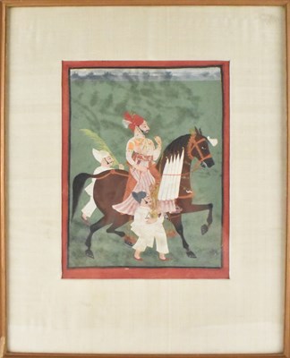 Lot 217 - LATE 19TH CENTURY INDIAN; watercolour and...