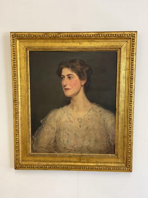 Lot 541 - UNATTRIBUTED; oil on canvas, portrait study of...