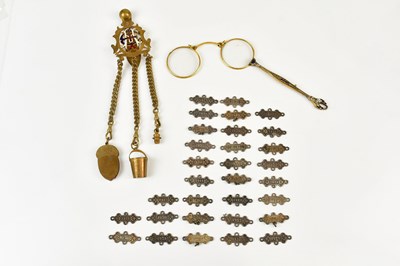 Lot 1504 - A collection of hallmarked silver medal fobs...