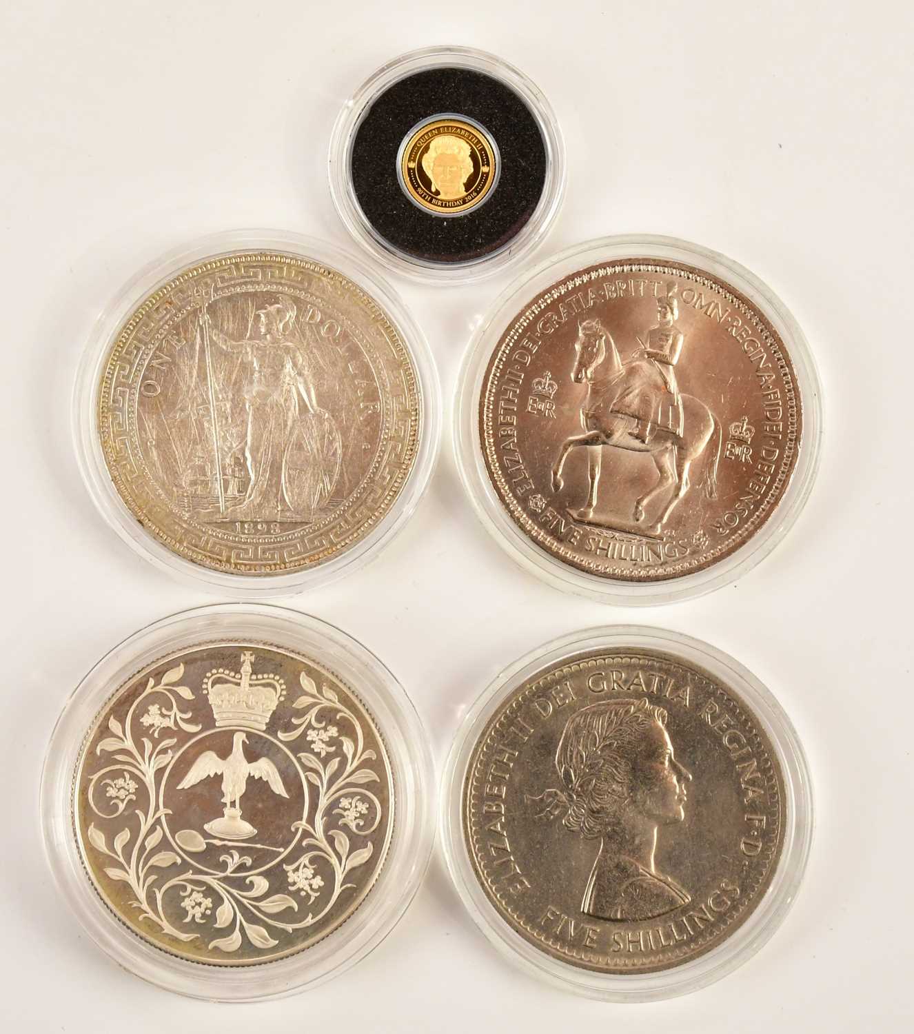 Lot 2660 - A single gold proof coin from the World's...